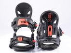 S M snowboard bindingen NITRO FREESTYLE CUSTOM, black/red, Sport en Fitness, Snowboarden, Verzenden, Gebruikt, Bindingen
