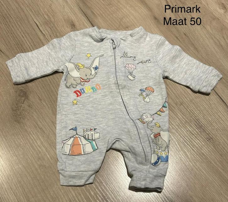 Boxpakje Dumbo (Primark, maat 50), Kinderen en Baby's, Babykleding | Maat 50, Zo goed als nieuw, Ophalen of Verzenden