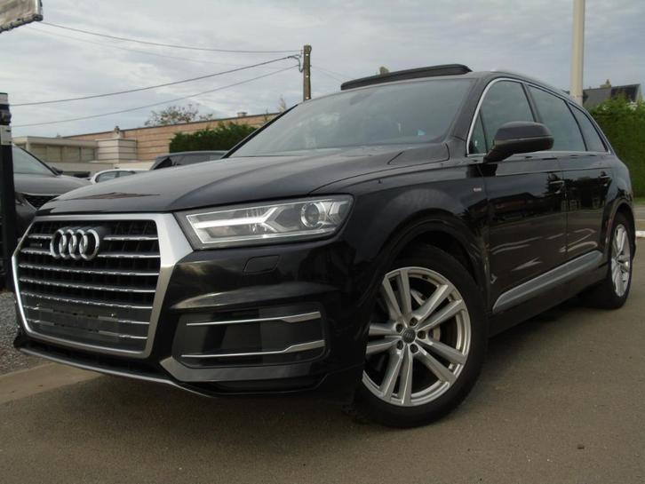 Audi Q7 3.0 TDI S-Line Quattro *1e Eigen*Full-Option*EURO 6b, Auto's, Audi, Bedrijf, Te koop, Q7, 360° camera, 4x4, ABS, Achteruitrijcamera