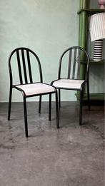 Paire de chaises modernistes dlg Robert Mallet Stevens, Huis en Inrichting, Moderniste, Metaal, Twee, Gebruikt
