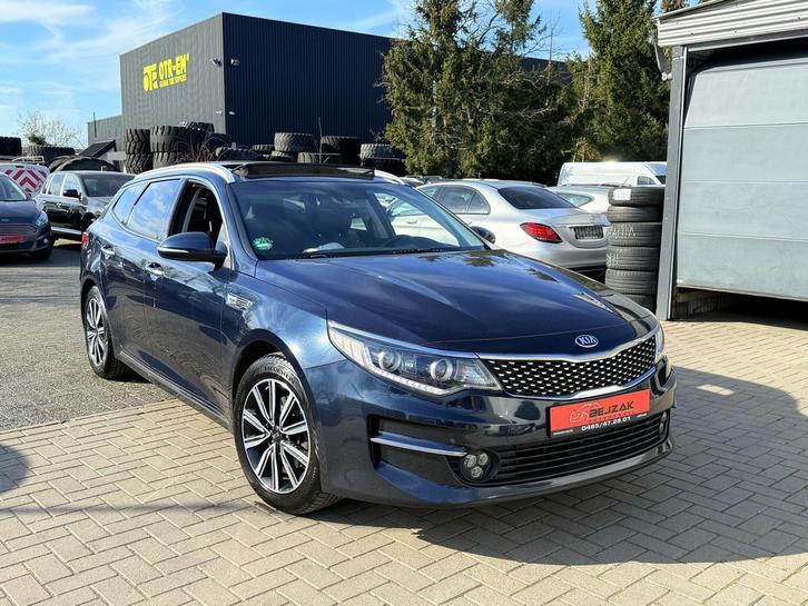 Kia optima 1.7d 2018 full option manueel, Auto diversen, Ongevalwagen, Kia, Handgeschakeld, Diesel, Break, Ophalen