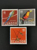 Equateur 1958 - faune - oiseaux **, Amérique du Sud, Enlèvement ou Envoi, Non oblitéré
