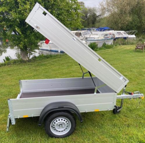 ✅ zeer mooie anssems gesloten aanhangwagen ✅ in zo goed als, Auto diversen, Aanhangers en Bagagewagens, Zo goed als nieuw, Ophalen