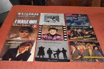 45t's nostalgie uit de jaren 50/60/70/80 beschikbaar voor biedingen