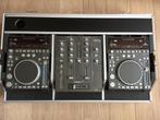 DJ set Sync 2X DMC-1000 & SMD-2 + case +PSA-15 speakers JB, Muziek en Instrumenten, Dj-sets en Draaitafels, Overige merken, Gebruikt