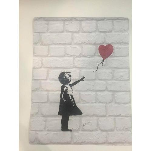 Banksy - Fille avec un ballon, Antiquités & Art, Art | Lithographies & Sérigraphies, Enlèvement ou Envoi