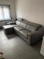 zetel, Ophalen, 125 tot 150 cm, Leer, Zo goed als nieuw