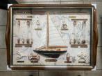 Bijzettafel Marine - zeilboot, Huis en Inrichting, Ophalen, 55 tot 75 cm, Marine, 60 cm of meer