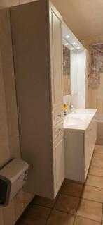 Badkamermeubel met dubbele wasbak, Ophalen of Verzenden, Zo goed als nieuw, Wastafelkast