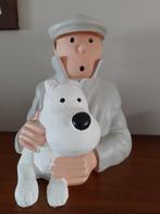 Buste Kuifje en Bobbie, Verzamelen, Ophalen of Verzenden, Kuifje, Gebruikt, Beeldje of Figuurtje