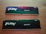 DDR5 Kingston Fury 2x8GB KF552C40BBK2-16, Computers en Software, Ophalen of Verzenden, Zo goed als nieuw, Desktop, DDR5