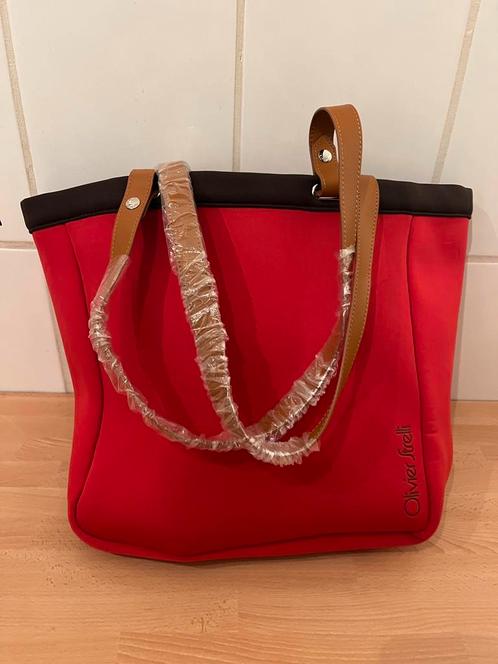 Beach bag van Olivier Strelli Nieuw☀️🏖️🏝️☀️, Handtassen en Accessoires, Tassen | Damestassen, Nieuw, Overige typen, Rood, Ophalen