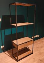 Kast steigerhout/zwart metaal, Huis en Inrichting, Ophalen, Zo goed als nieuw