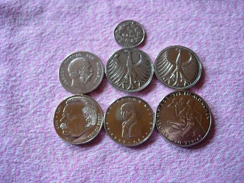 9 zilveren munten Duitsland 1913-1977, Postzegels en Munten, Munten | Europa | Niet-Euromunten, Duitsland, Zilver, Ophalen of Verzenden