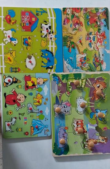 4 verschillende thema's legpuzzel beschikbaar voor biedingen