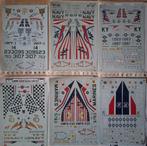 6 planches de décalcomanies spéciales F4, Phantom,RF-4 1/48, Hobby & Loisirs créatifs, Neuf, Enlèvement ou Envoi, Avion, Plus grand que 1:72