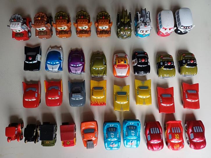 Cars autootjes kunststof, Kinderen en Baby's, Speelgoed |Speelgoedvoertuigen, Zo goed als nieuw, Ophalen of Verzenden