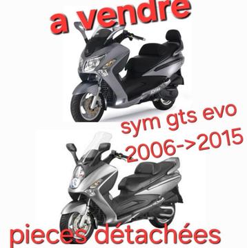 Pieces détachées sym 125cc 250cc 300cc  beschikbaar voor biedingen