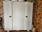 Witte kast antiek (190h x 181b x 60d), Antiek en Kunst, Antiek | Meubels | Kasten, Ophalen