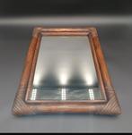 Spiegel met houten frame vintage, Antiek en Kunst, Ophalen of Verzenden