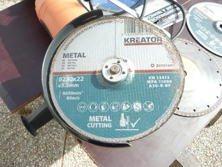 Grote slijpschijf in goede staat., Doe-het-zelf en Bouw, Gereedschap | Zaagmachines, Cirkelzaag, Ophalen