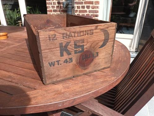 1944 K rations worden box, Verzamelen, Militaria | Tweede Wereldoorlog, Ophalen of Verzenden