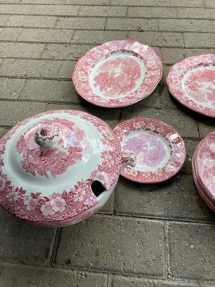 Woodland English serviesset, Antiek en Kunst, Antiek | Servies compleet, Ophalen