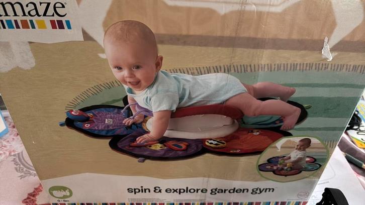 Spin en explore garden gym, Kinderen en Baby's, Speelgoed | Babyspeelgoed, Zo goed als nieuw, Ophalen