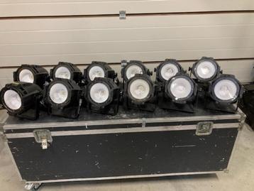 12 x LUXIBEL LX162 COBPAR 50W - LED COB RGB beschikbaar voor biedingen