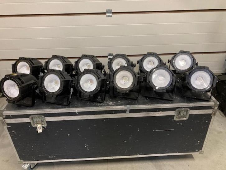 12 x LUXIBEL LX162 COBPAR 50W - LED COB RGB, Muziek en Instrumenten, Licht en Laser, Zo goed als nieuw, Ophalen