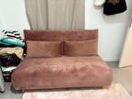 Zetel bed, Huis en Inrichting, Ophalen, Tweepersoons, Zo goed als nieuw, Rechte bank