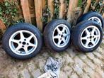 4banden met velgen ford fiesta 175x65r14 m +s, Auto-onderdelen, Banden en Velgen, Ophalen of Verzenden, Velg(en)