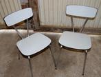 4 st Jaren 60 Formica stoeltjes in goede staat,, Enlèvement, Utilisé