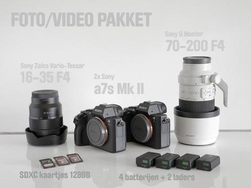 Foto/Video Sony a7s Mk II Pakket, TV, Hi-fi & Vidéo, Appareils photo numériques, Utilisé, Sony, Enlèvement