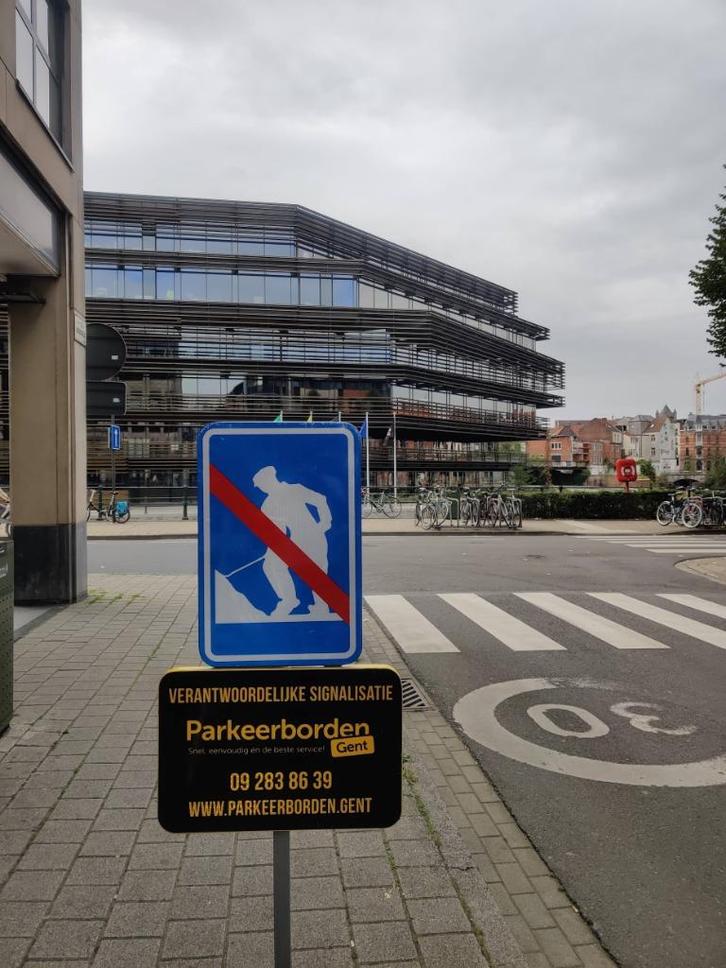 Werfsignalisatie en parkeerverbod, Doe-het-zelf en Bouw, Overige Doe-Het-Zelf en Bouw, Zo goed als nieuw, Ophalen of Verzenden