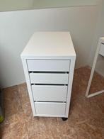 Caisson à tiroir (bureau) Ikea Micke blanc, Huis en Inrichting, Ophalen, Gebruikt, Bureau