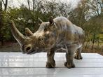 Statue de rhinocéros, pelouse, jardin 100 cm, Enlèvement, Neuf, Synthétique, Animal
