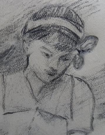 Portret van jong meisje - rond 1900 beschikbaar voor biedingen