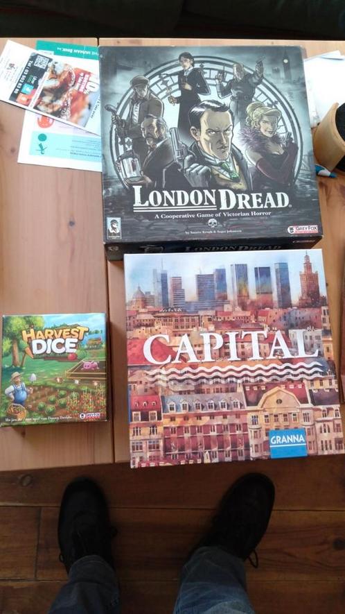 London Dread, Capital, Havest Dice, Hobby en Vrije tijd, Gezelschapsspellen | Bordspellen, Gebruikt, Ophalen of Verzenden