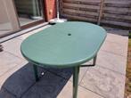 Groene tuintafel in goede staat, Tuin en Terras, Tuintafels, Ophalen, Zo goed als nieuw