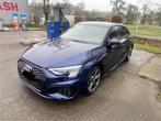 Audi A3 S-Line, Auto's, Blauw, Leder, 5 deurs, Particulier