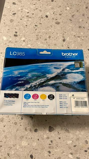6 stuks inkt brother LC 985, Computers en Software, Printerbenodigdheden, Ophalen, Nieuw