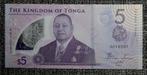 Billet 5 Pa'anga Tonga 2024 UNC Polymer, Timbres & Monnaies, Série, Enlèvement ou Envoi, Autres pays