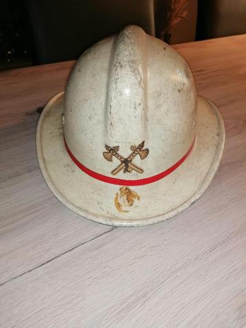 Ancien casque belge de pompier