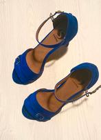 Cobaltblauwe schoenen Sasha (39), Bleu, Porté, Sasha, Enlèvement ou Envoi