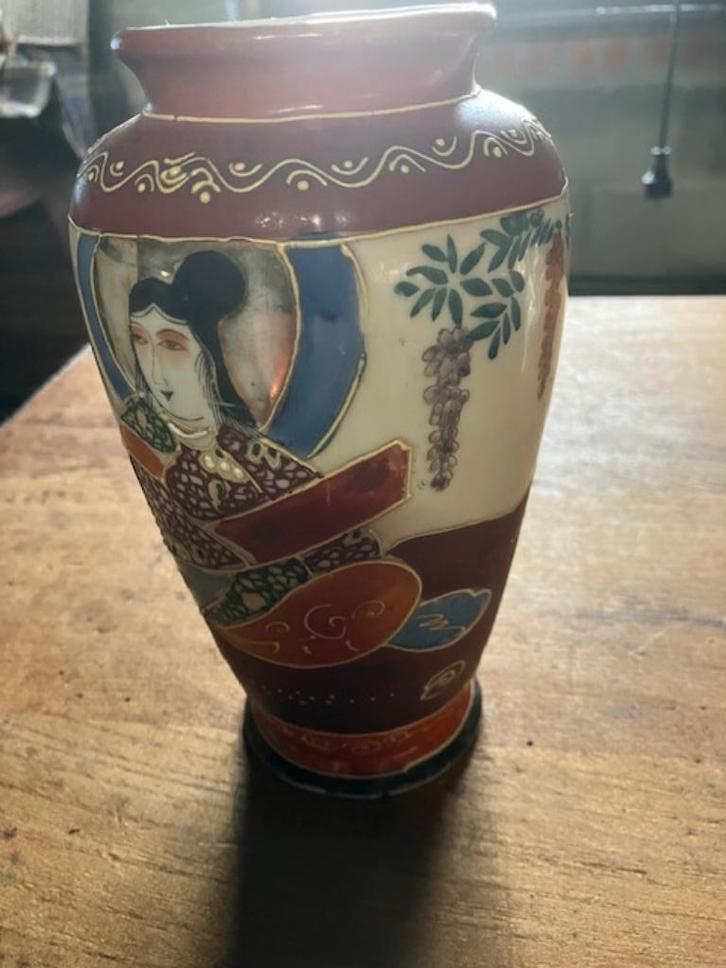 Japanse vaas, Antiek en Kunst, Antiek | Vazen, Ophalen of Verzenden