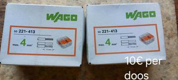 Wago's en opbouwdoosjes beschikbaar voor biedingen
