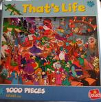 2 puzzels van 1000 stukjes, Hobby en Vrije tijd, Ophalen of Verzenden, 500 t/m 1500 stukjes, Zo goed als nieuw, Legpuzzel