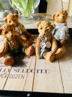 4  prachtige antieke kleine beren, Verzamelen, Beeldje, Gebruikt, Ophalen