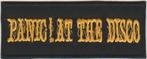 Panic at the Disco stoffen opstrijk patch embleem #3, Verzenden, Nieuw, Kleding